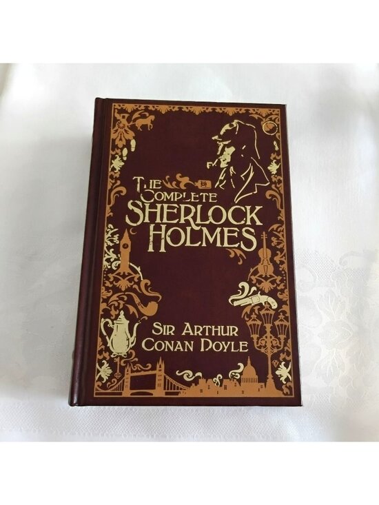 Barnes & Noble Other - The Complete Sherlock Holmes Hardcover, Barnes & Noble 2009 Leather Brown Gilt
